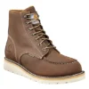 Carhartt Mens Waterproof 6-inch Moc Toe Wedge Boot - Brown -Shoe Sales Store US 01 502201 00