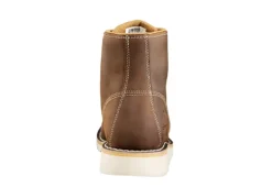 Carhartt Mens Waterproof 6-inch Moc Toe Wedge Boot - Brown -Shoe Sales Store US 01 502201 03