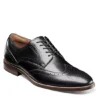Florsheim Mens Rucci Wing Tip Oxford - Black -Shoe Sales Store US 01 502209 00