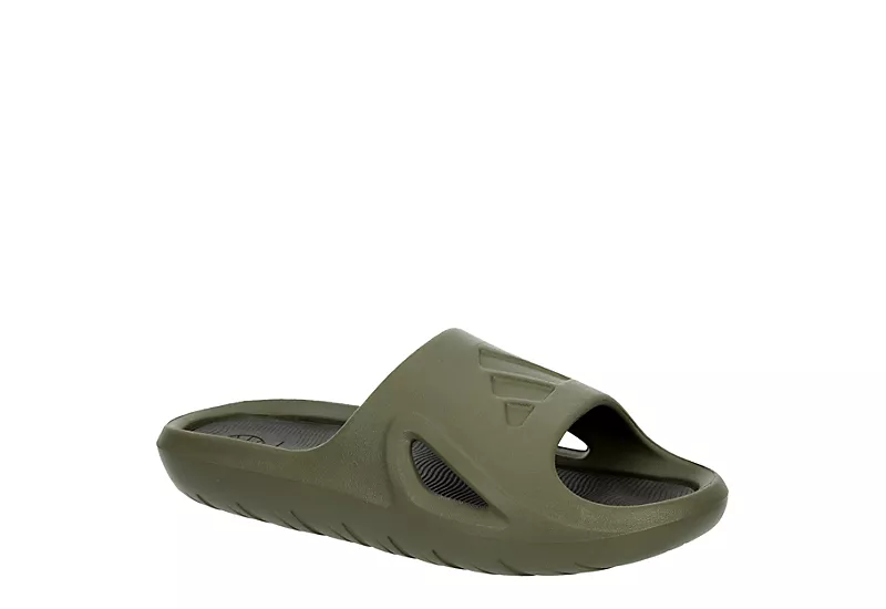Adidas Mens Adicane Slide Sandal - Olive 3 Adidas Mens Adicane Slide Sandal - Olive