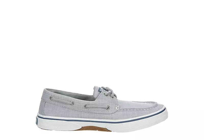 Sperry Mens Halyard 2-eye Slip On Sneaker - Pale Grey 4 Sperry Mens Halyard 2-eye Slip On Sneaker - Pale Grey - Image 2