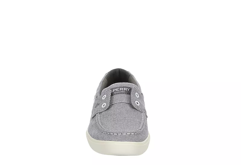 Sperry Mens Outer Banks Boat Shoe - Grey 5 Sperry Mens Outer Banks Boat Shoe - Grey - Image 3
