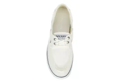 Sperry Mens Halyard 2-eye Sneaker - Off White -Shoe Sales Store US 01 502276 05