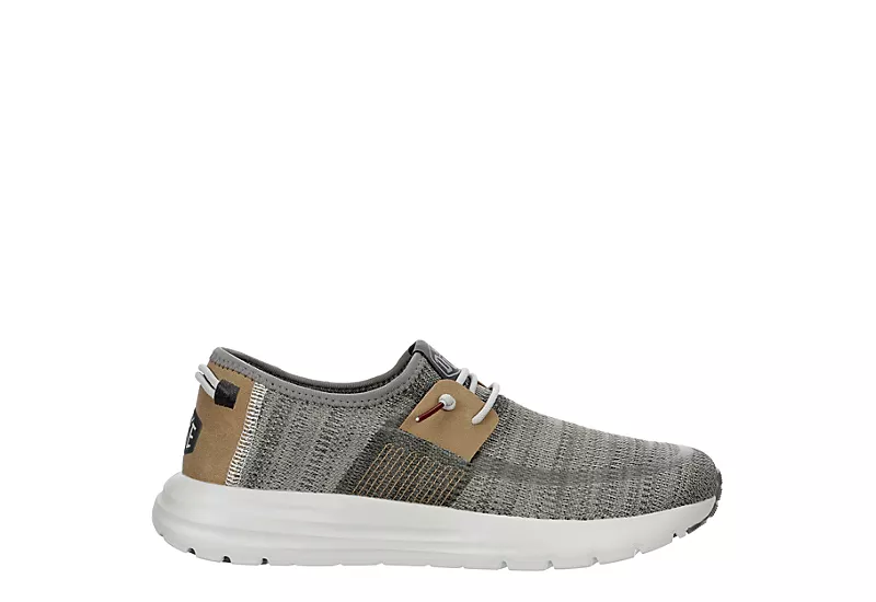 Heydude Mens Sirocco Slip On Sneaker - Grey 4 Heydude Mens Sirocco Slip On Sneaker - Grey - Image 2