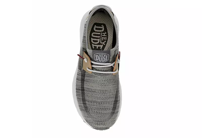 Heydude Mens Sirocco Slip On Sneaker - Grey 8 Heydude Mens Sirocco Slip On Sneaker - Grey - Image 6