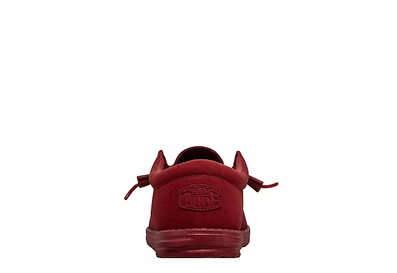 Heydude Mens Wally Slip On Sneaker - Red 6 Heydude Mens Wally Slip On Sneaker - Red - Image 4