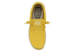 Heydude Mens Wally Slip On Sneaker - Yellow -Shoe Sales Store US 01 502327 04