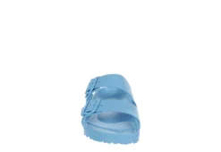 Birkenstock Mens Arizona Essentials Slide Sandal - Light Blue -Shoe Sales Store US 01 502356 02