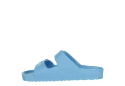 Birkenstock Mens Arizona Essentials Slide Sandal - Light Blue -Shoe Sales Store US 01 502356 03