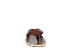 Restoration Mens Delmare Flip Flop Sandal - Brown 11 Restoration Mens Delmare Flip Flop Sandal - Brown -Shoe Sales Store US 01 502362 02