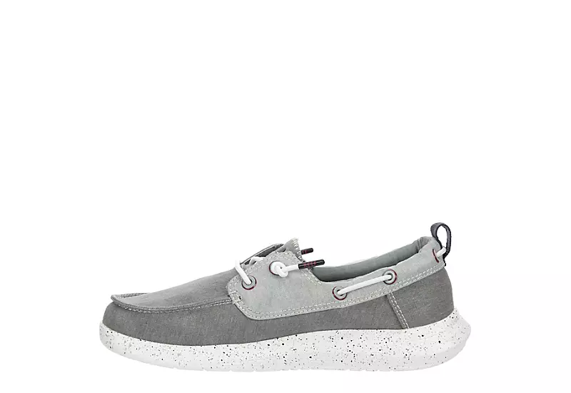 Reef Mens Swellsole Pier Boat Shoe - Grey 6 Reef Mens Swellsole Pier Boat Shoe - Grey - Image 4