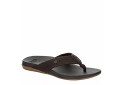 Reef Mens Cushion Spring Lux Flip Flop Sandal - Brown