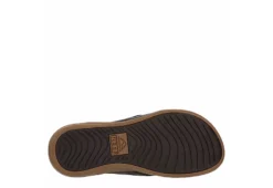 Reef Mens Cushion Spring Lux Flip Flop Sandal - Brown -Shoe Sales Store US 01 502372 06