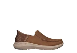 Skechers Mens Slip-ins Parson Slip On Sneaker - Brown -Shoe Sales Store US 01 502402 01