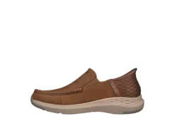 Skechers Mens Slip-ins Parson Slip On Sneaker - Brown -Shoe Sales Store US 01 502402 02