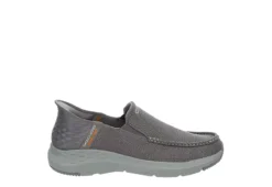 Skechers Mens Slip-ins Parson Slip On Sneaker - Grey -Shoe Sales Store US 01 502403 01