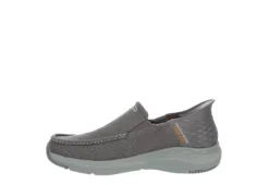 Skechers Mens Slip-ins Parson Slip On Sneaker - Grey -Shoe Sales Store US 01 502403 03