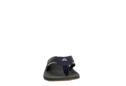 Reef Mens Fanning Flip Flop Sandal - Navy -Shoe Sales Store US 01 502408 02