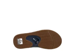 Reef Mens Fanning Flip Flop Sandal - Navy -Shoe Sales Store US 01 502408 06
