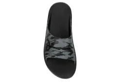 Oofos Mens Ooahh Sport Slide Sandals - Black -Shoe Sales Store US 01 502411 05