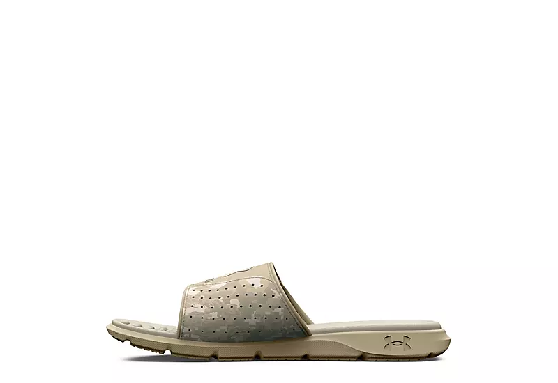 Under Armour Mens Ignite Pro Slide Sandal - Khaki 5 Under Armour Mens Ignite Pro Slide Sandal - Khaki - Image 3