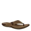 Franco Fortini Mens Newport Flip Flop Sandal - Tan -Shoe Sales Store US 01 502429 00