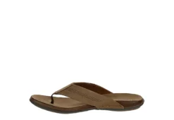 Franco Fortini Mens Newport Flip Flop Sandal - Tan -Shoe Sales Store US 01 502429 03