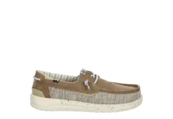 Heydude Mens Welsh Boat Shoe - Tan -Shoe Sales Store US 01 502440 01