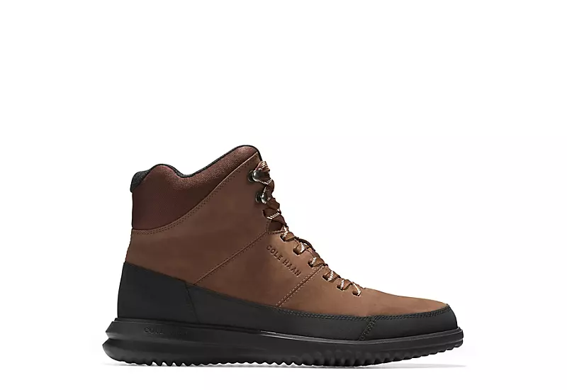 Cole Haan Mens Grand Hiker Waterproof Lace-up Boot - Brown 4 Cole Haan Mens Grand Hiker Waterproof Lace-up Boot - Brown - Image 2