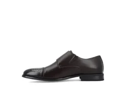 Vance Co Mens Atticus Cap Toe Double Monk Strap Oxford - Brown -Shoe Sales Store US 01 502465 03