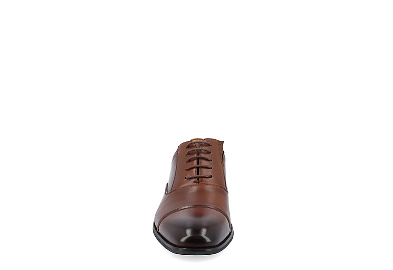 Vance Co Mens Bradley Cap Toe Oxford - Tan 5 Vance Co Mens Bradley Cap Toe Oxford - Tan - Image 3