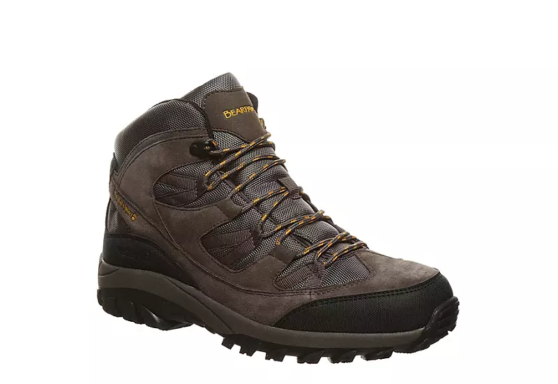 Bearpaw Mens Tallac Waterproof Mid Hiking Boot - Taupe 3 Bearpaw Mens Tallac Waterproof Mid Hiking Boot - Taupe