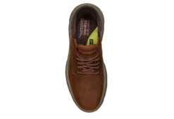 Skechers Mens Slip-ins Garza Sneaker - Brown -Shoe Sales Store US 01 502538 03