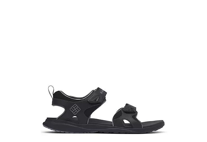 Columbia Mens Ankle Strap Outdoor Sandal - Black 4 Columbia Mens Ankle Strap Outdoor Sandal - Black - Image 2