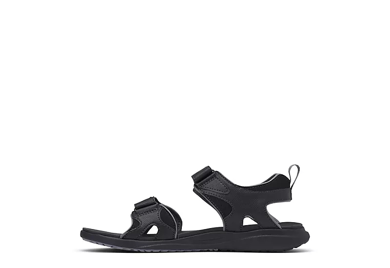 Columbia Mens Ankle Strap Outdoor Sandal - Black 6 Columbia Mens Ankle Strap Outdoor Sandal - Black - Image 4