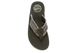 Margaritaville Mens Rag Time Flip Flop Sandal - Dark Brown -Shoe Sales Store US 01 502724 05