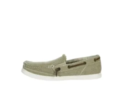 Margaritaville Mens Dock Slip On Boat Shoe - Tan -Shoe Sales Store US 01 502734 03
