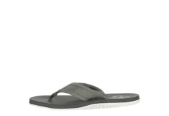 Margaritaville Mens Palm Flip Flop Sandal - Grey 12 Margaritaville Mens Palm Flip Flop Sandal - Grey -Shoe Sales Store US 01 502736 03