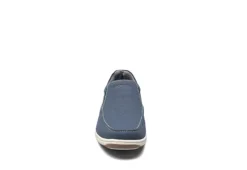 Florsheim Mens Lakeside Canvas Moc Toe Slip On Oxford - Navy -Shoe Sales Store US 01 502787 02