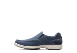 Florsheim Mens Lakeside Canvas Moc Toe Slip On Oxford - Navy -Shoe Sales Store US 01 502787 03