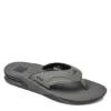 Reef Mens Fanning Flip Flop Sandal - Grey -Shoe Sales Store US 01 502817 00