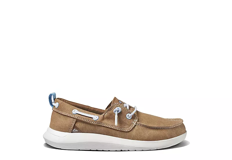 Reef Mens Swellsole Pier Boat Shoe - Brown 4 Reef Mens Swellsole Pier Boat Shoe - Brown - Image 2