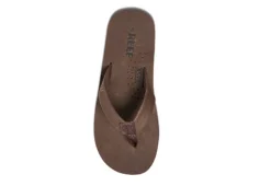 Reef Mens Draftsmen Flip Flop Sandal - Chocolate -Shoe Sales Store US 01 502839 02