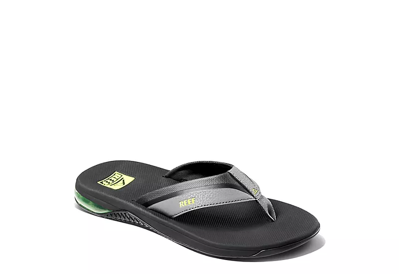 Reef Mens Anchor Flip Flop Sandal - Grey 3 Reef Mens Anchor Flip Flop Sandal - Grey