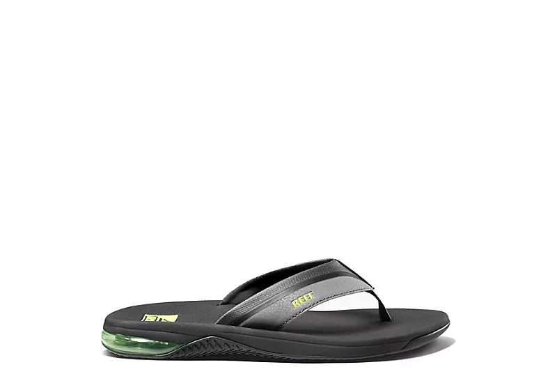 Reef Mens Anchor Flip Flop Sandal - Grey 4 Reef Mens Anchor Flip Flop Sandal - Grey - Image 2