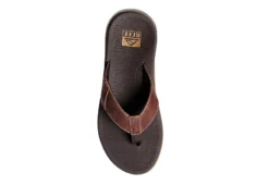 Reef Mens Santa Ana Flip Flop Sandal - Brown -Shoe Sales Store US 01 502848 02