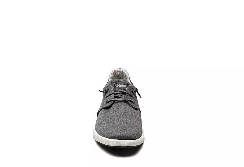Florsheim Mens Crossover Canvas Plain Toe Slip On Sneaker - Black 5 Florsheim Mens Crossover Canvas Plain Toe Slip On Sneaker - Black - Image 3