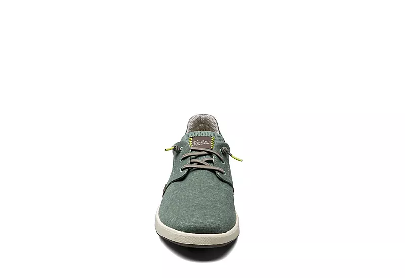Florsheim Mens Crossover Canvas Plain Toe Slip On Sneaker - Green 5 Florsheim Mens Crossover Canvas Plain Toe Slip On Sneaker - Green - Image 3
