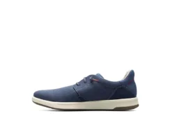 Florsheim Mens Crossover Canvas Plain Toe Slip On Sneaker - Navy -Shoe Sales Store US 01 502873 03