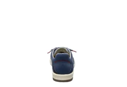 Florsheim Mens Crossover Canvas Plain Toe Slip On Sneaker - Navy -Shoe Sales Store US 01 502873 04